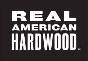 Real American Wood Logo Real American Hardwood Logo